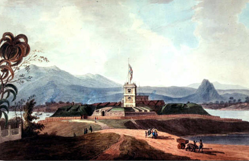 Bencoolen - English Fort and Plantation