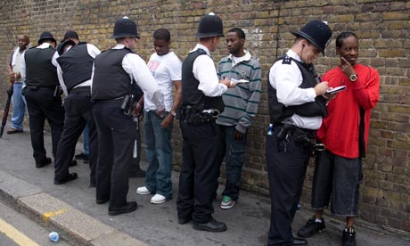 Stop and search at Notting Hill carnival