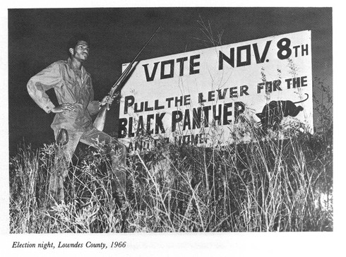 The Panther image was a Southern rural creation, not a Northern urban one