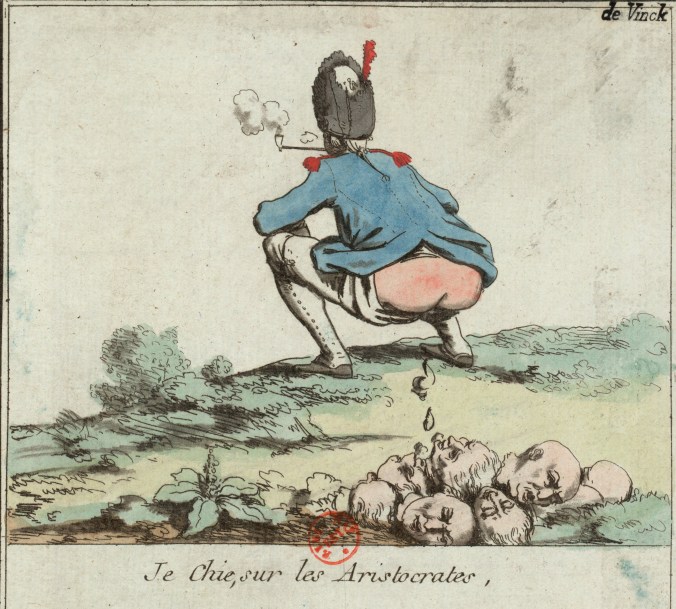 Je chie, sur les aristocrates (1790)