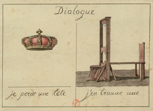je perds une tête j'en trouve une (1793)