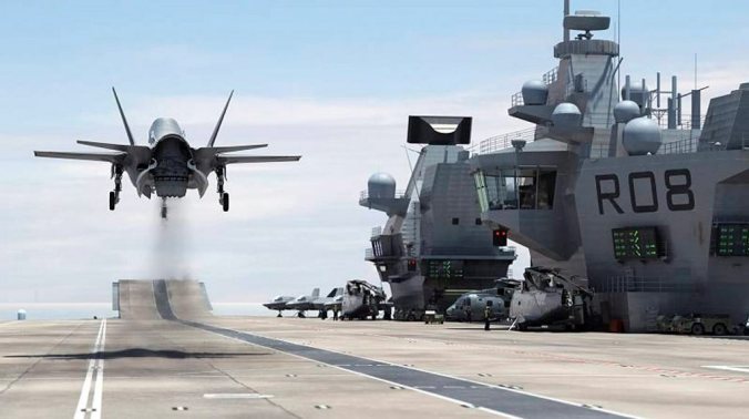 F-35B-on-Royal-Navy-carrier-HMS-Queen-Elizabeth-UK DoD cgi 2014