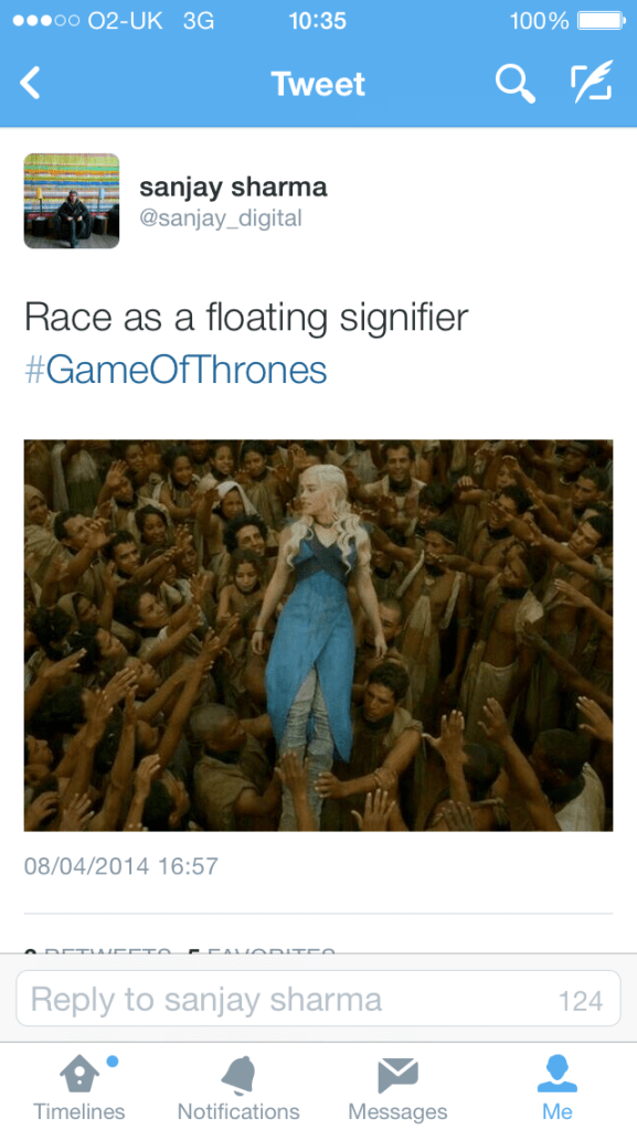Game of Thrones - Race as a Floating Signifier