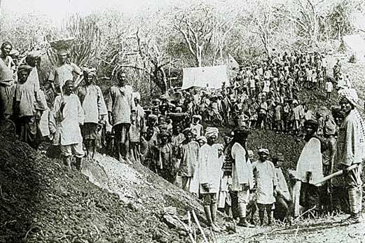 Sikh workers on the Uganda Railway
