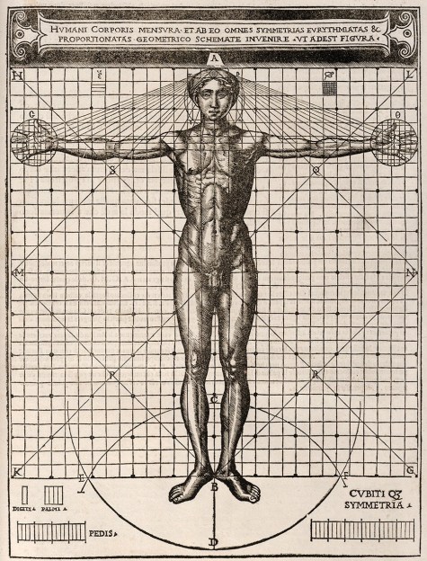 Cesare Cesariano, Vitruvian Man (1521)