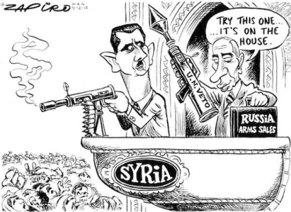 Zapiro - Russia Syria Arms Trade