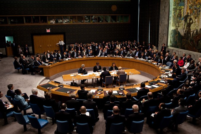 United States President Barack Obama chairs a United Nations Security Council meeting at U.N. Headquarters in New York, N.Y., Sept. 24, 2009.