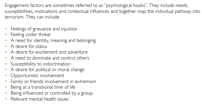 VAF engagement factors snip